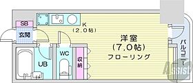 北海道札幌市中央区南八条西6丁目（賃貸マンション1K・10階・18.45㎡） その2