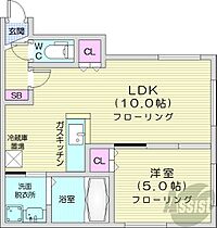 北海道札幌市中央区南四条西12丁目（賃貸マンション1LDK・4階・34.65㎡） その2