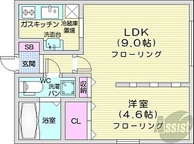 北海道札幌市中央区南五条西18丁目（賃貸マンション1LDK・1階・31.20㎡） その2