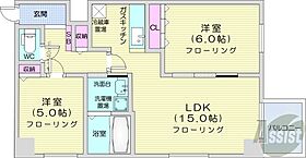 リエタメンテN16  ｜ 北海道札幌市東区北十六条東7丁目（賃貸マンション2LDK・4階・55.22㎡） その2