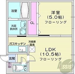 🉐敷金礼金0円！🉐札幌市営東西線 西１８丁目駅 徒歩8分