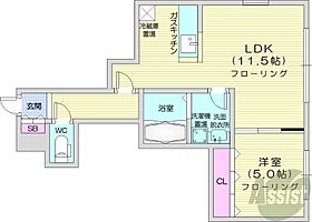 北海道札幌市中央区大通東5丁目（賃貸マンション1LDK・4階・30.00㎡） その2