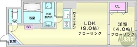 北海道札幌市中央区北一条東2丁目5-4（賃貸マンション1LDK・9階・31.00㎡） その2