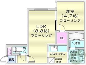 北海道札幌市中央区大通東3丁目15-1（賃貸マンション1LDK・5階・30.00㎡） その2