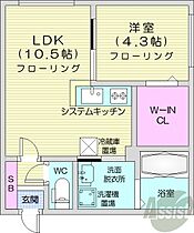 北海道札幌市白石区東札幌六条5丁目（賃貸マンション1LDK・2階・34.19㎡） その2