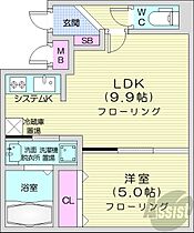 ケイアイV  ｜ 北海道札幌市西区山の手二条4丁目（賃貸マンション1LDK・2階・34.70㎡） その2