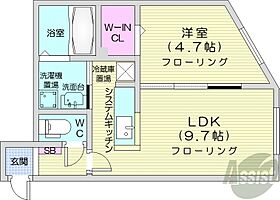 シティアヴェニュー麻生  ｜ 北海道札幌市北区麻生町1丁目（賃貸マンション1LDK・4階・35.18㎡） その2