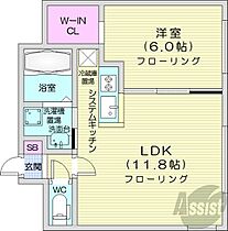 北海道札幌市中央区北四条西25丁目2-2（賃貸マンション1LDK・3階・36.61㎡） その2