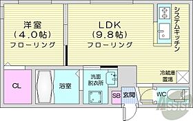 北海道札幌市中央区南十条西1丁目（賃貸マンション1LDK・2階・32.68㎡） その2