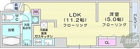 北海道札幌市中央区南三条東3丁目（賃貸マンション1LDK・6階・37.18㎡） その2