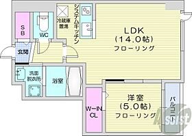 北海道札幌市中央区南六条西12丁目1301-3（賃貸マンション1LDK・4階・45.16㎡） その2