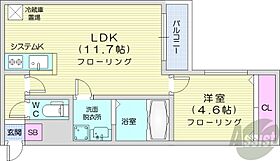 北海道札幌市中央区南十四条西13丁目（賃貸マンション1LDK・2階・35.31㎡） その1