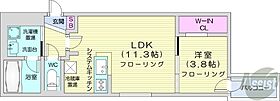 GRANCOCOOE  ｜ 北海道札幌市北区北十六条西3丁目（賃貸マンション1LDK・3階・36.87㎡） その2