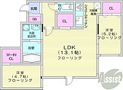 物件の間取り