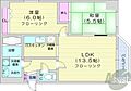 ピュアコート北33条1階5.6万円