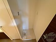 もちろん洗濯機置場は室内にあるので、いつでも洗濯できますよ〜