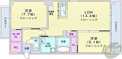 物件の間取り