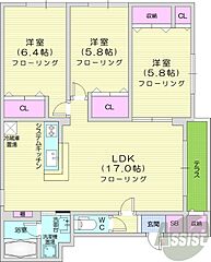 物件の間取り