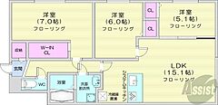物件の間取り