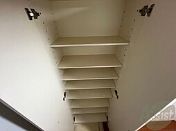 シューズボックスがあるのはやっぱり便利ですね！