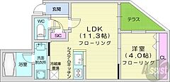 物件の間取り