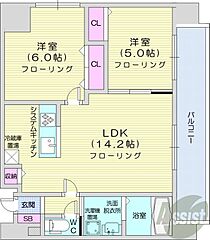 物件の間取り