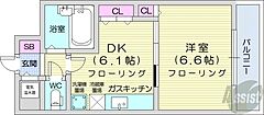 物件の間取り