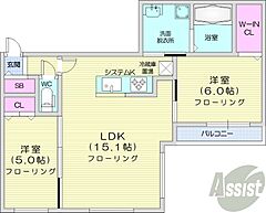 物件の間取り