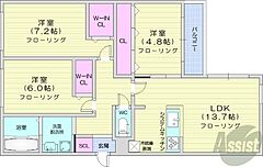 物件の間取り