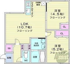 物件の間取り