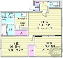 物件の間取り