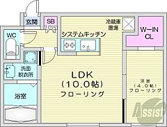物件の間取り