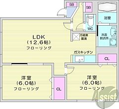 物件の間取り