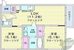 物件の間取り