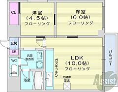 物件の間取り