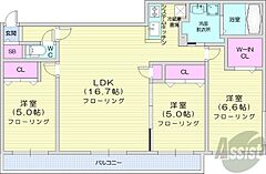 物件の間取り