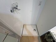 洗濯機はこちらの専用スペースに置けます！