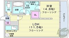 物件の間取り