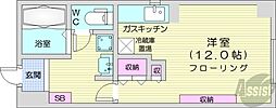 トミイビルNo.15ソシアルトミイ 1Kの間取図画像