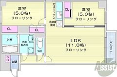 物件の間取り