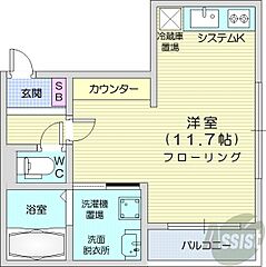 物件の間取り