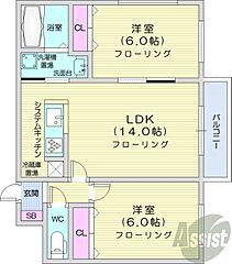 物件の間取り