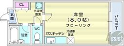 KOYASFIVE ワンルームの間取図画像