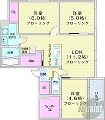 物件の間取り
