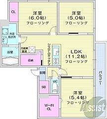 物件の間取り