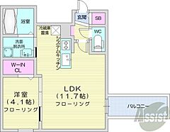 物件の間取り