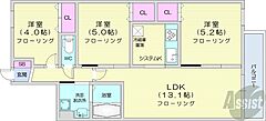 物件の間取り