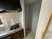 冷蔵庫置き場はこちらです！動線もバッチリですね！