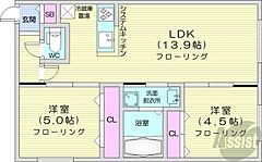 物件の間取り