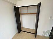 寝室の収納です。部屋がすっきり片付きます。